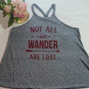 Stranded "Wander" Graphic Print Tank